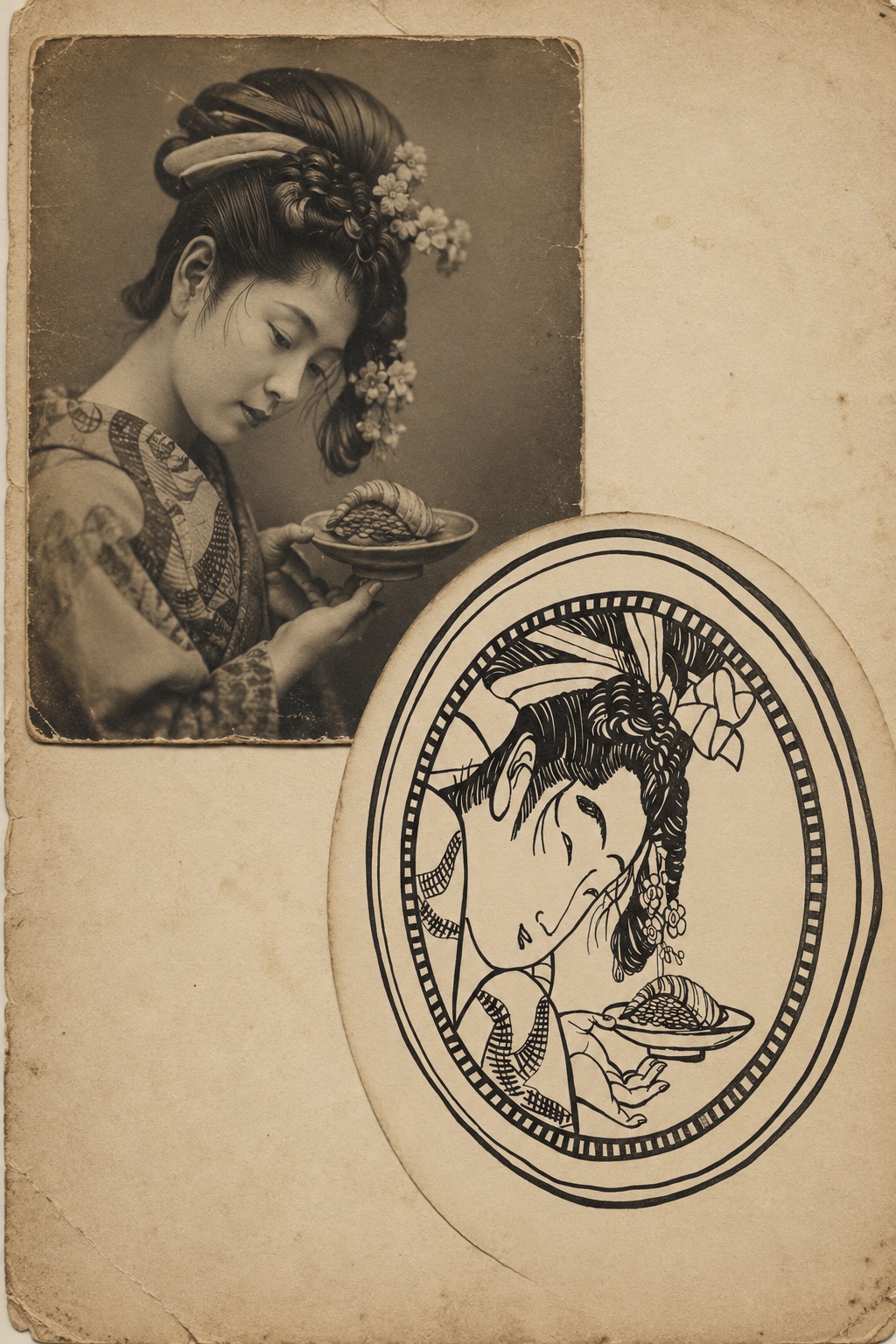Old Photo 04 framed Shirokuro gallery image