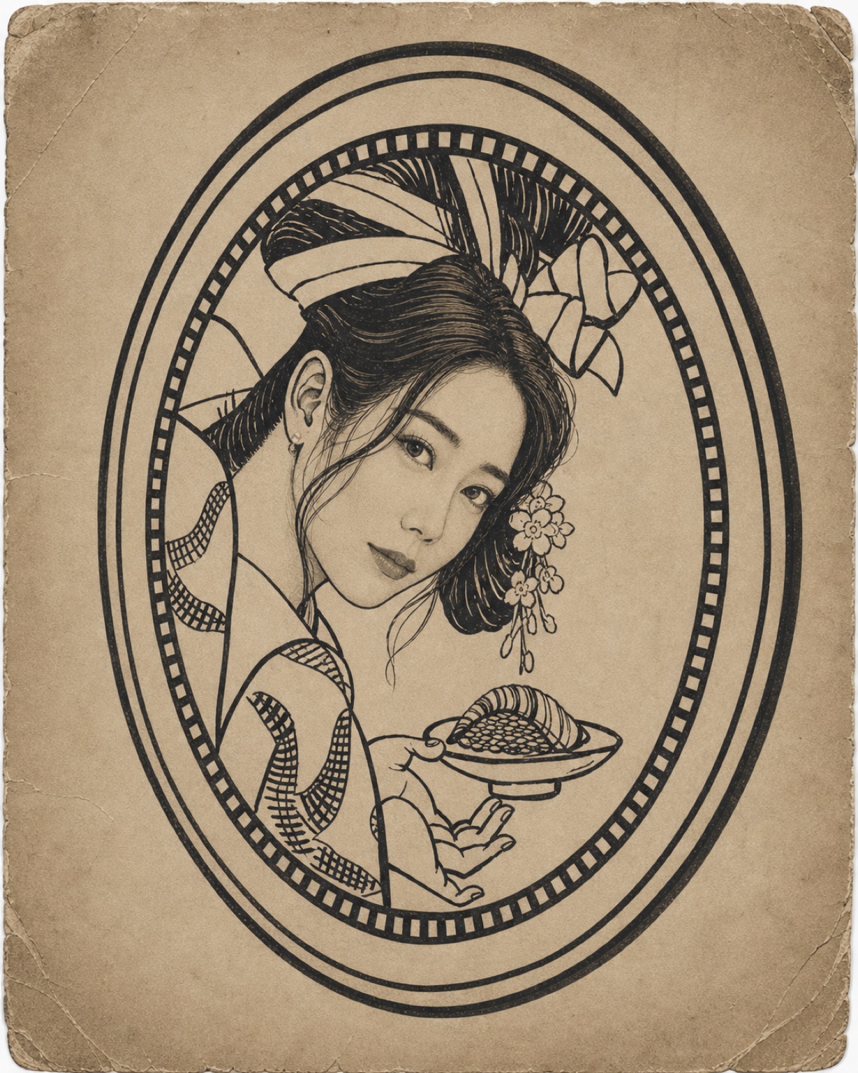 Old Photo 07 framed Shirokuro gallery image
