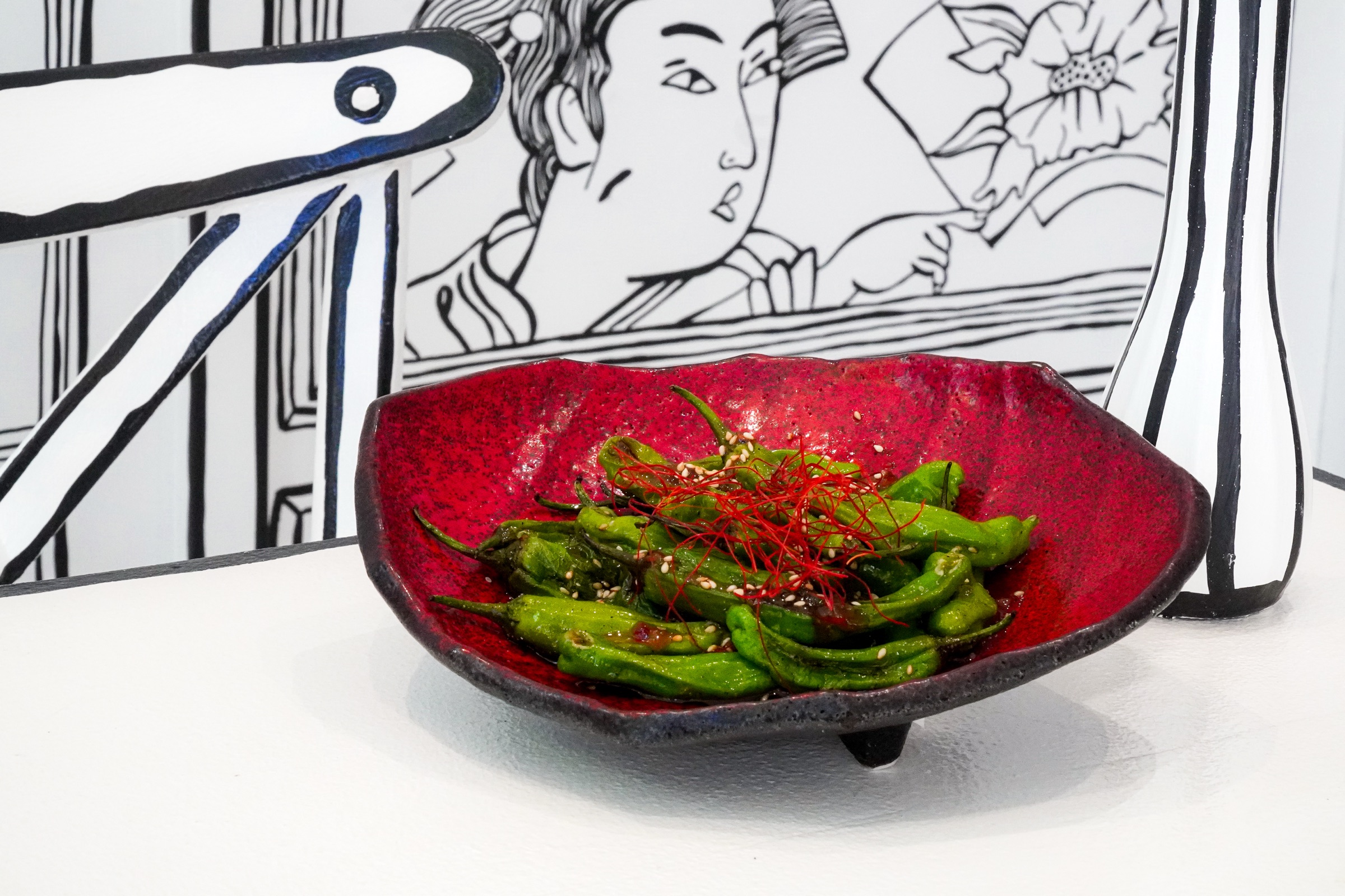 Colorful Shirokuro sushi dish